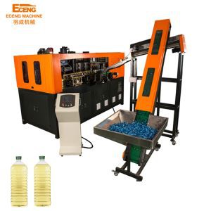 Machine de soufflage de bouteilles en plastique à deux cavités